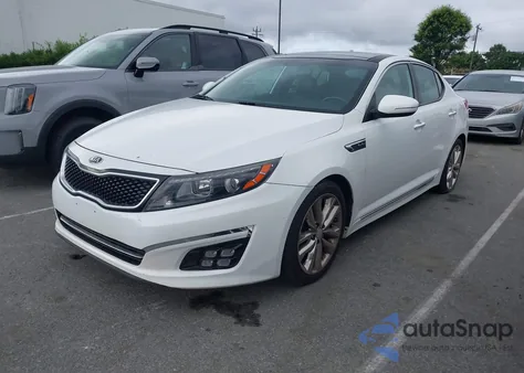 2015 Kia Optima Sxl Turbo z USA, uszkodzony, nr VIN 5XXGR4A69FG443396